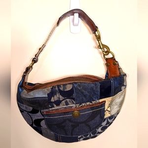 Coach Denim Patchwork Purse